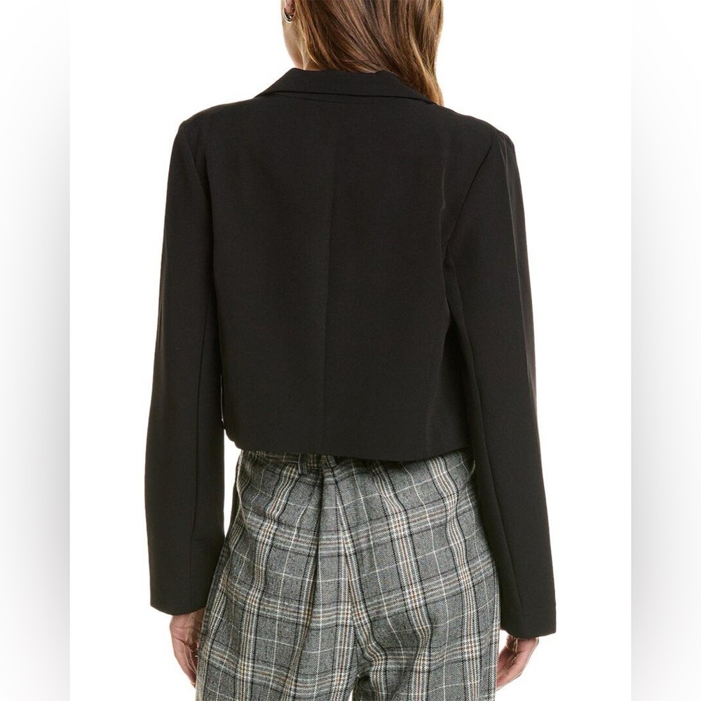 Laundry by Shelli Segal NWT Cropped Open Front Blazer - Picture 3 of 9